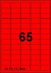 DBS etiketten 38,1 x 21,2 mm, 65 per vel