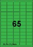 DBS etiketten 38,1 x 21,2 mm, 65 per bla