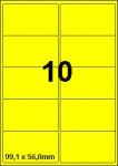 DBS etiketten 99,1 x 56,8 mm, 10 per bla