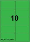 DBS etiketten 99,1 x 56,8 mm, 10 per bla