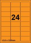 DBS etiketten 63,5x33,9mm, 24 per blad,f