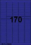 DBS etiketten 38,1 x 8 mm, 170 perblad, 