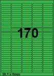 DBS etiketten 38,1 x 8 mm, 170 perblad, 