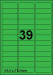 DBS etiketten 63,5 x 21,2 mm, 39 per bla