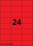 DBS etiketten 70 x 37,1 mm, 24 perblad, 