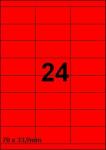 DBS etiketten 70 x 33,9 mm, 24 perblad, 