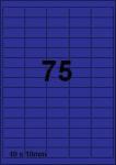 DBS etiketten 40 x 18 mm, 75 per blad, b