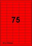 DBS etiketten 40 x 18 mm, 75 per blad, f