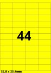 DBS etiketten 52,5 x 25,4 mm, 44 per bla