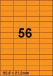 DBS etiketten 52,5x21,2mm, 56 per blad, 