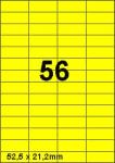 DBS etiketten 52,5 x 21,2 mm, 56 per bla