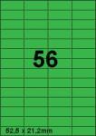 DBS etiketten 52,5/21,2 mm, 56 perblad, 