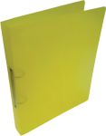 Alpha classeur à anneaux, A4, PP, 2jaune