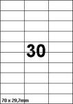 DBS etiketten 70 x 29,7 mm 30/bladwit su