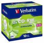 Verbatim CD rewritable vitesse d'enregis