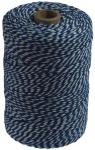 Ficelle de coton bobine de 200 g, bleu-b