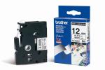 Brother P-Touch 12 mm zwart/wit niet gel