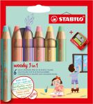STABILO woody 3in1 crayon de couleur, ét
