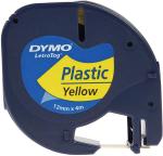 Dymo Letratag tape plastic 12 mm x4 m, g