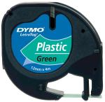 Dymo Letratag tape plastic 12 mm x4 m, g