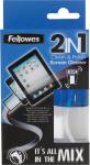 Fellowes 2in1 schermreiniger & doek50 ml