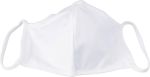 Masque lavable, blanc uni, taille:small,