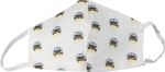 Masque lavable, motif cars, taille:small