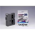 Brother P-Touch 24 mm - zwart op transpa