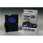 Brother P-Touch 12 mm - zwart op groen