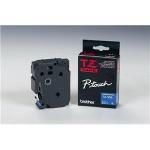Brother P-Touch 24 mm - wit op blauw