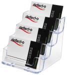 Deflecto Portes-cartes de visite 4compar
