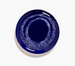 Ottolenghi, Feast Tableware, Dinerbord donkerblauw, witte stippen