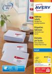 Avery etiketten 63,5 x 38,1 mm, 21per bl