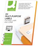 Q-CONNECT etiketten, wit, ronde hoeken, 
