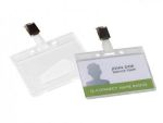 Q-Connect badge avec clip 85 x 54 mm