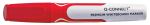 Q-Connect whiteboard marker, rondepunt, 