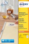 Avery étiquettes enlevables ft 99,1x 42,