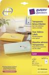 Avery étiquettes transparentes QuickPEEL