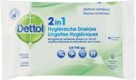 Dettol lingettes nettoyantes 2-en-1, paq