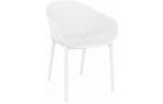 Sky kuipstoel, wit, geschikt voor binnen en buiten