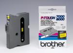 Brother P-Touch 12 mm - zwart op geel