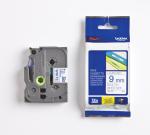 Brother P-Touch 9 mm - blauw/wit