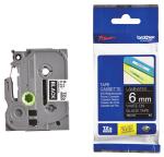 Brother P-Touch 6 mm - wit/zwart