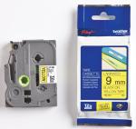 Brother P-Touch 9 mm - zwart/geel