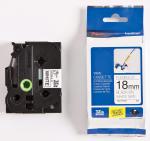 Brother TZe tape voor P-Touch 18 mm, zwa