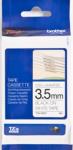 Brother P-Touch 3,5 mm - zwart/witniet g