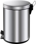 V-part poubelle à pédale 5 l, acierinoxy