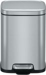 Eko Stella poubelle à pédale 6 l, acier 