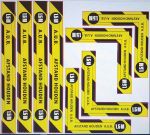 Set autocollants (en néerl.): 