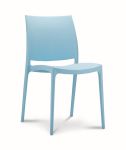 Kantinestoel / terrasstoel Maya lichtblauw